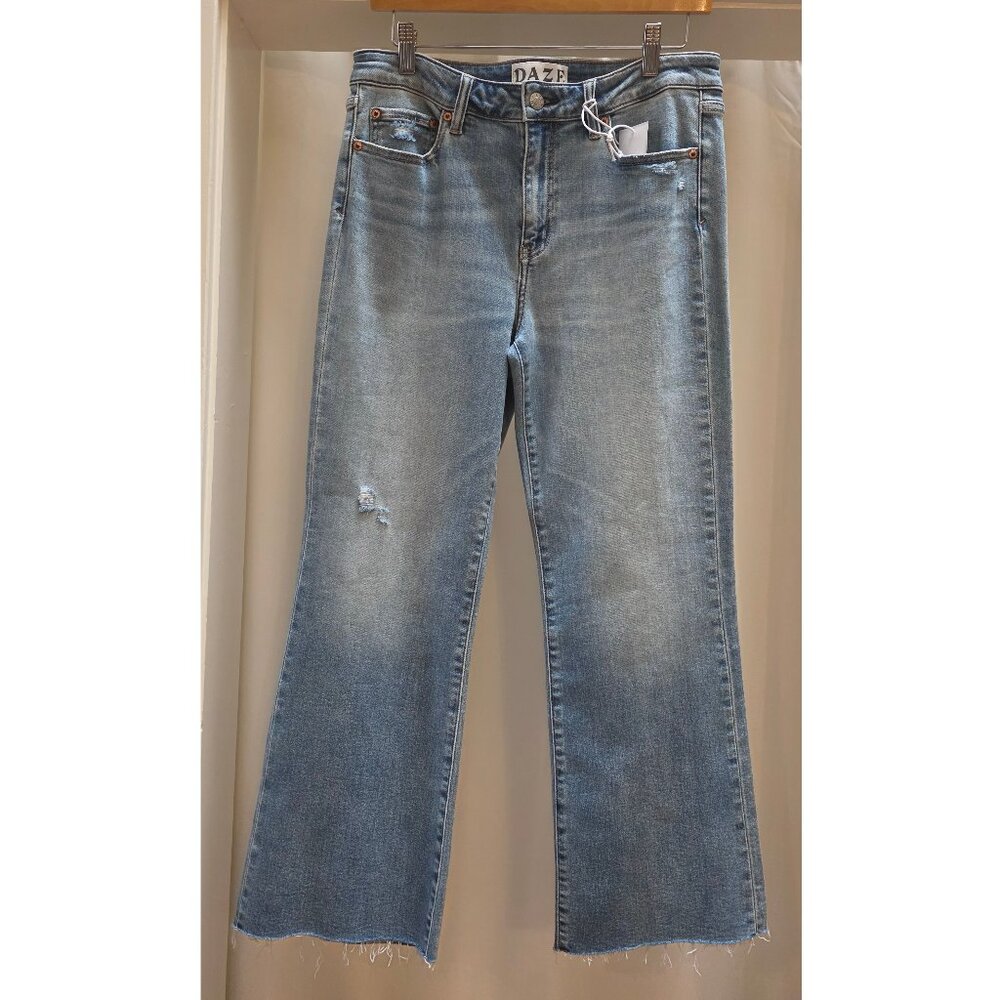 Low Rise, Crop Flare Denim